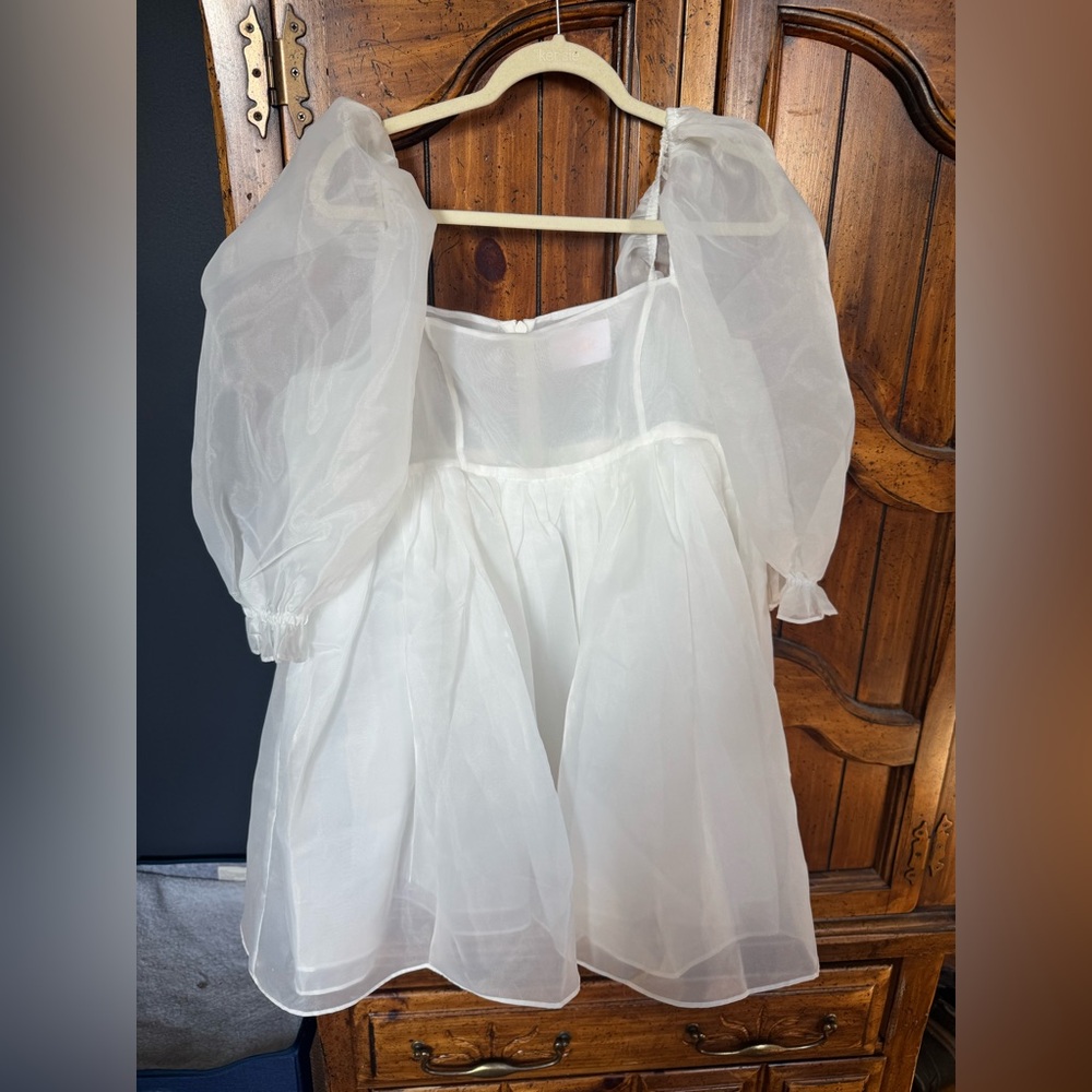 Selkie The Ivory Puff Dress